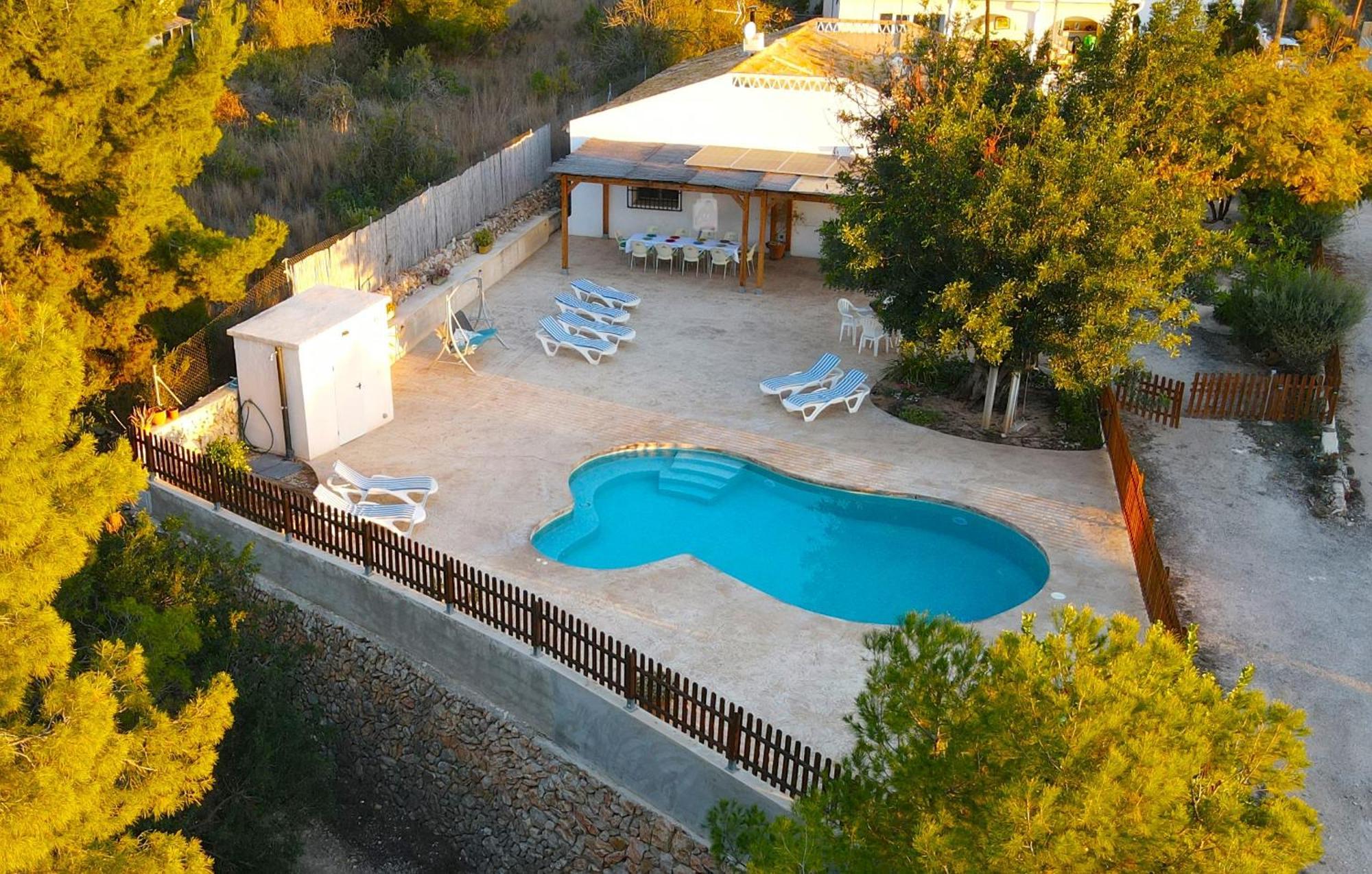 Casa Mariseta y Tonet, naturaleza a 2 km del mar Calpe Bagian luar foto